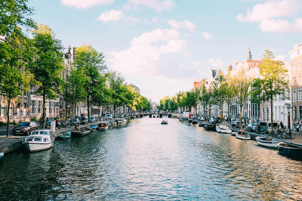 Amsterdam canal houses